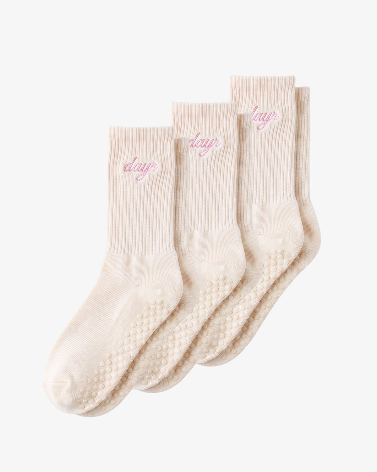 Studio Grip Socks Set Vanilla